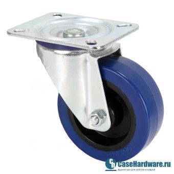 поворотное колесо 100 мм синее 372151